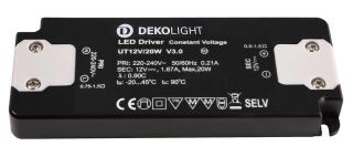 AKCE Deko-Light LED-napájení FLAT CV UT12V/20W konstantní napětí 0-1670 mA IP20 12V DC 20W - LIGHT IMPRESSIONS