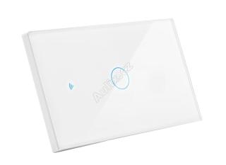 AKCE - Přepínač SMART zapuštěný Jednoduchý-5A-220-240V-IP20 ovládaný SMARTPHONEM přes WIFI nebo hlasem. Vhodný do instalční krabice BTICINO 503E 3 mod