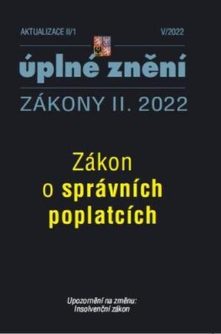 Aktualizace II/1 Zákon o správních poplatcích, Insolvenční zákon