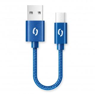 ALIGATOR PREMIUM 2A kabel, 50cm USB-C, modrá