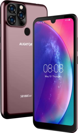 Aligator smartphone S6100 Duo 32Gb Bordó