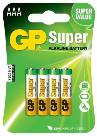 Alkalická baterie gp super lr03 , 6+2 ks v blistru