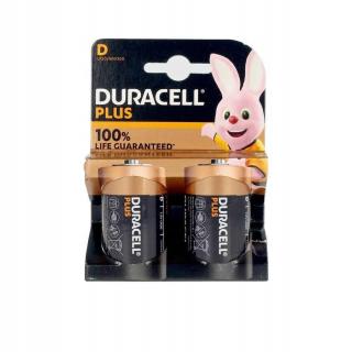 Alkalické baterie LR20 Duracell Plus Power D