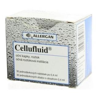 ALLERGAN Cellufluid oční kapky 2mg 30 x 0,4 ml