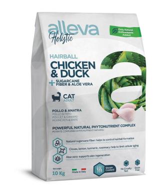 Alleva Holistic Adult Cat Hairball Chicken & Duck 10 kg