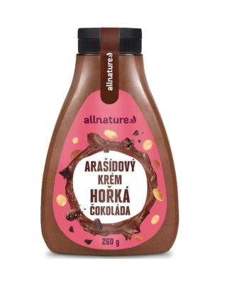 Allnature Arašídový krém hořká čokoláda 260 g