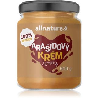 Allnature Arašídový krém jemný 100% ořechový krém 500 g