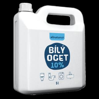 ALLNATURE Bílý ocet 10%  5l