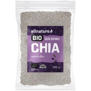 Allnature Chia semínka BIO semínka v BIO kvalitě 100 g