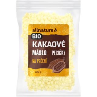 Allnature Kakaové máslo kakaové máslo v BIO kvalitě 100 g