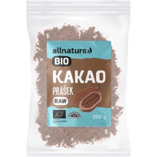 Allnature Kakaový prášek RAW kakaový prášek v BIO kvalitě 200 g