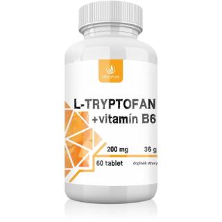 Allnature L-tryptofan+vitamín B6 200 mg tablety pro podporu snížení míry únavy a vyčerpání 60 tbl