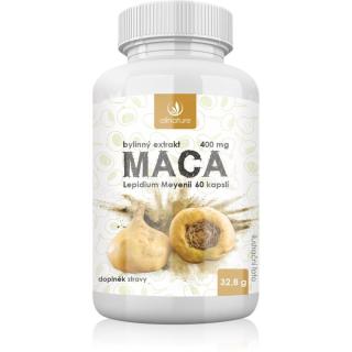 Allnature Maca 400 mg kapsle pro udržení energie a kognitivní výkonnosti 60 cps