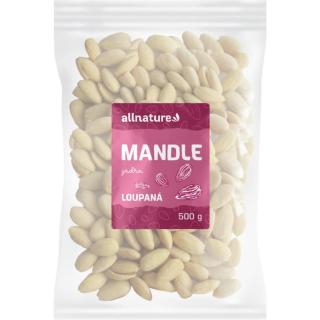 Allnature Mandle loupané jádra loupaná 500 g