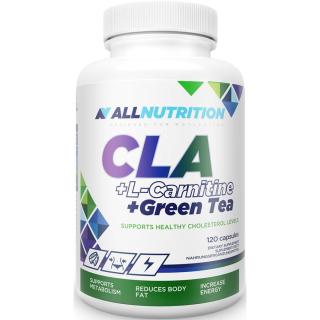 Allnutrition CLA + L-Carnitine + Green Tea spalovač tuků 120 cps