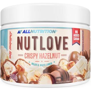 Allnutrition Nutlove Crispy Hazelnut sladká pomazánka bez přidaného cukru 500 g
