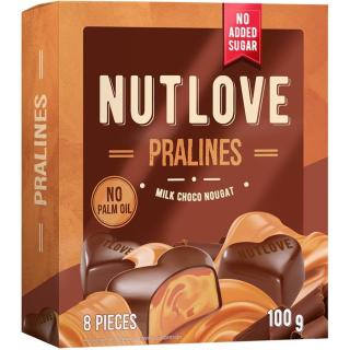 Allnutrition Nutlove Pralines čokoládové pralinky příchuť Milk Choco Nougat 100 g