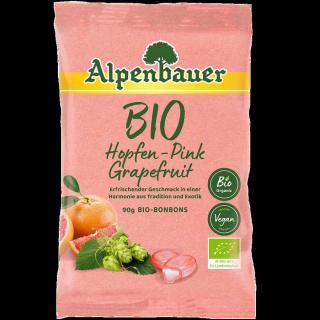 ALPENBAUER Přírodní bonbóny růžový grapefruit BIO 90 g