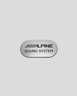 Alpine Sound System znak 80 x 40 mm *