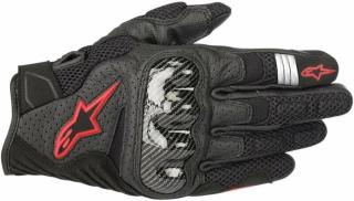Alpinestars SMX-1 Air V2 Gloves Black/Red Fluorescent 2XL Rukavice