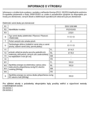 Amica sklokeramická deska DDS 3200 MR