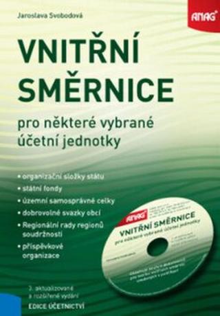 ANAG Vnitřní směrnice pro některé vybrané účetní jednotky - Jaroslava Svobodová