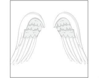 Andělská křídla Plakát čtverec Ikea kompatibilní