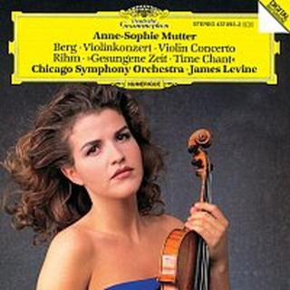 Anne-Sophie Mutter, Chicago Symphony Orchestra, James Levine – Berg: Violin Concerto / Rihm: Time Chant  CD