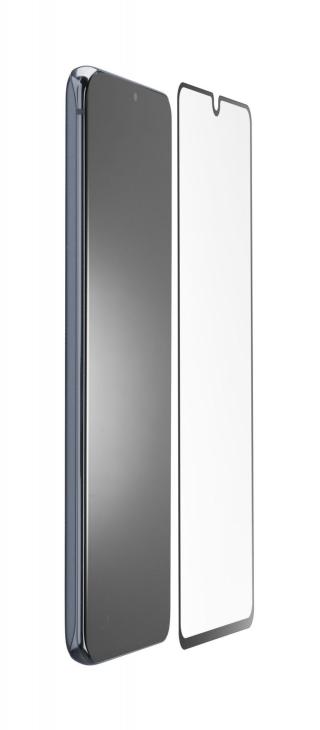 Antimikrobiální ochranné tvrzené sklo Cellularline Antibiom pro Samsung Galaxy A51, černá