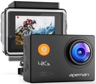 Apeman Odolná digitální kamera A79, 4K Ultra HD, vodotěsné pouzdro do 40 m - rozbaleno