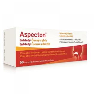 APOTEX Aspecton tablety na kašel černý rybíz 60 ks