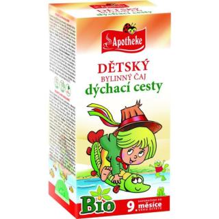 Apotheke BIO Dětský bylinný čaj Vodník bylinný čaj pro podporu zdraví dýchacích cest 20x1,5 g