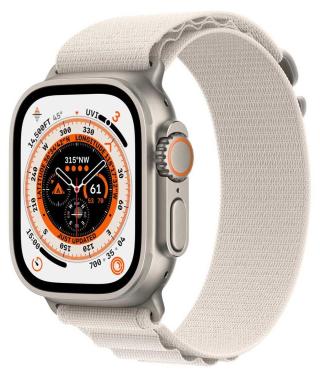 Apple Apple Watch Ultra Cellular 49mm Titan, Star Alpine, M