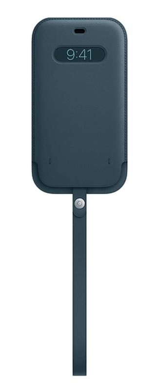 Apple kožený návlek s MagSafe iPhone 12 Pro Max, modrý MHYH3ZM/A
