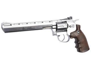 ASG WG revolver 8" CO2, 4,5mm - stříbrný