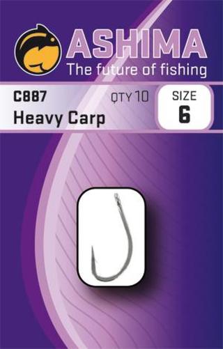 Ashima  háčky  c887 heavy carp  -velikost 2