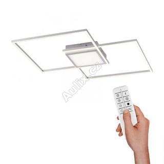 ASMIN LED stropní svítidlo, ocel, 60x60cm, CCT nastavení teploty barvy, stmívatelné 3000-5000K - LEUCHTEN DIREKT