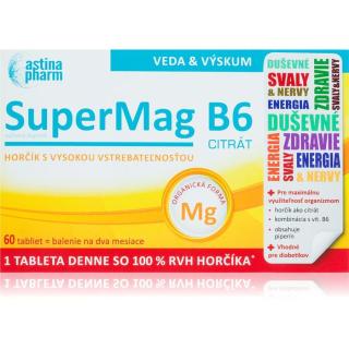 Astina SuperMag B6 tablety pro podporu činnosti nervové soustavy 60 tbl