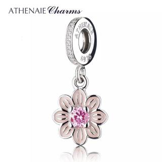 Athenaie přívěsek Romantický růžový květ EN05