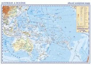 Austrálie, Oceánie - příruční obecně zeměpisná mapa A3/1:42 mil.