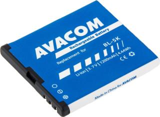 Avacom Baterie do mobilu Nokia Gsno-bl5k-s1200a Li-ion 3,7V 1200mAh - neoriginální - Baterie do mobilu Nokia C7-00 Li-ion 3,7V 1200mAh