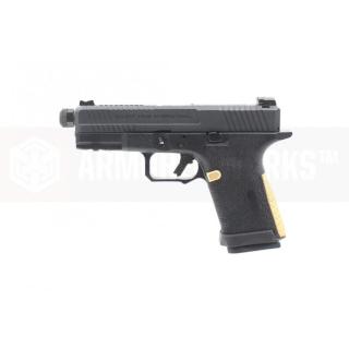 AW Custom EMG / Salient Arms International™ BLU Compact Pistol, celokov, blowback - černá