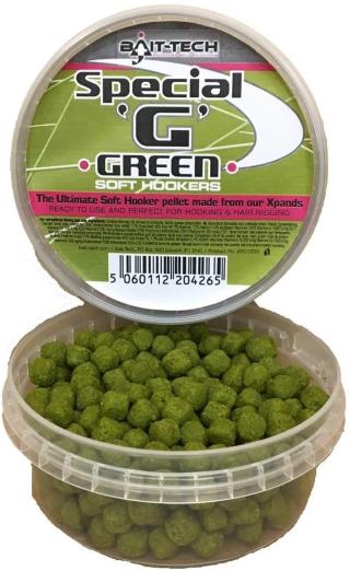 Bait-tech měkčené pelety soft hookers special g 180 ml 6 mm - green