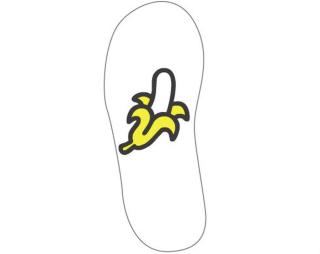 Banán Sandály-žabky