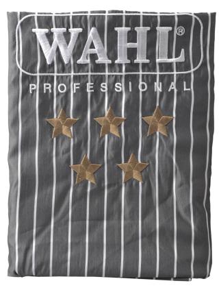 Barber pláštěnka Wahl 135 x 150 cm - šedá pruhovaná  + DÁREK ZDARMA