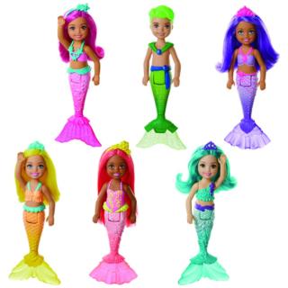 Barbie Chelsea mořská panna více druhů