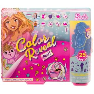 Barbie Color Reveal Peel & Fantasy Fashion Transformace mořské panny