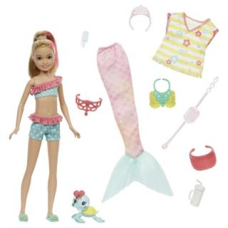 Barbie sestřička a kouzelná proměna v mořskou pannu asst
