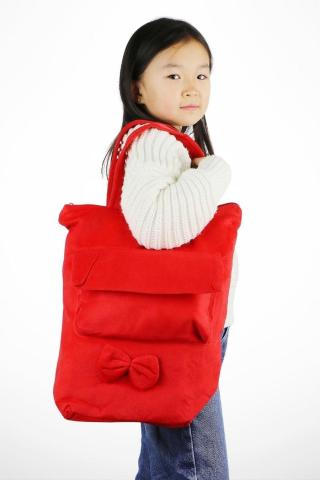Barevný batoh pro děti - Junior, Červená