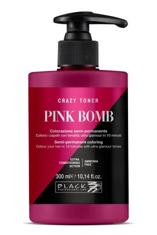 Barevný toner na vlasy Black Professional Crazy Toner - Pink Bomb  + DÁREK ZDARMA